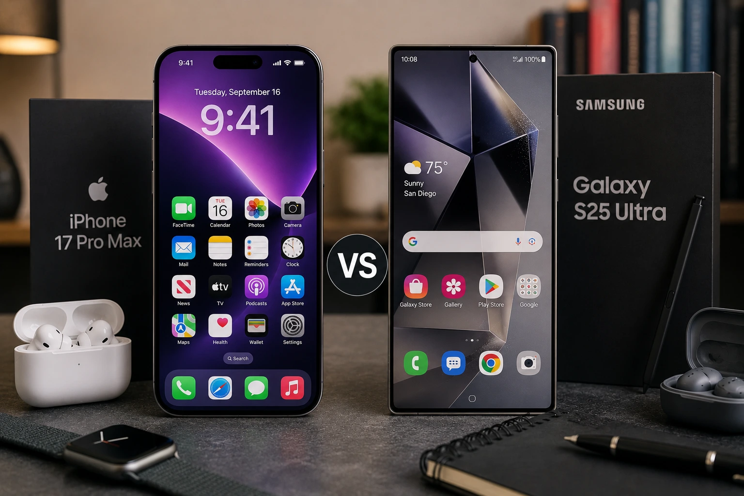 iPhone 17 Pro Max vs Galaxy S25 Ultra